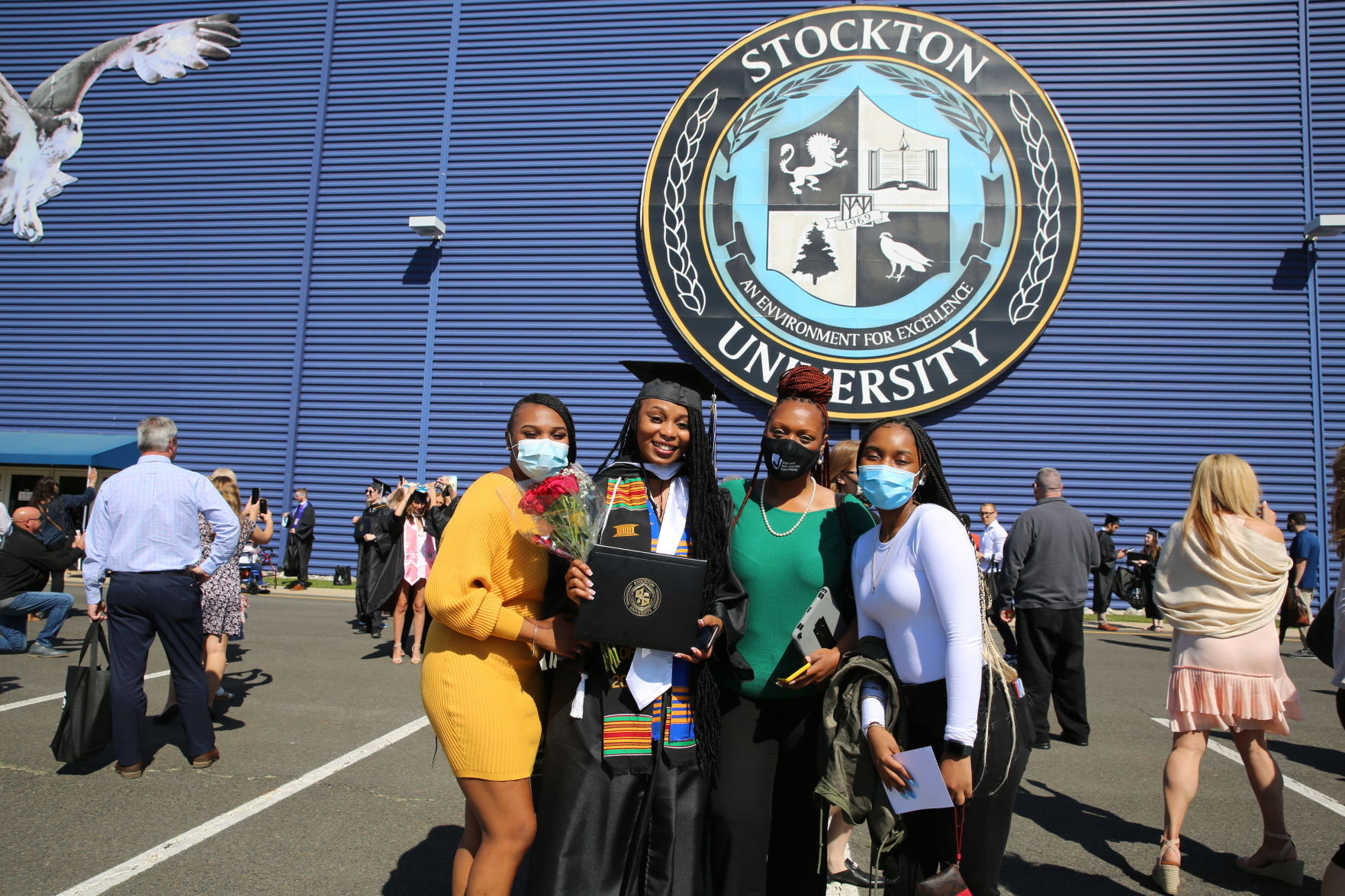 Stockton University commencement Tuesday, May 11, 2021 at the Galloway Township campus